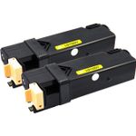 Pack de 2 Dell 593-10260 (PN124 / KU054) toner compatibles haute capacité jaune (Ink Hero)