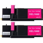 Pack de 2 Dell 593-11033 (8WNV5) toner compatibles magenta (Ink Hero)