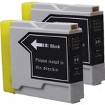 Pack de 2 Brother LC1000BK cartouches d'encre compatibles noir (Ink Hero)