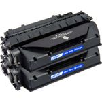 Pack de 2 HP 80X (CF280X) toner compatibles haute capacité noir (Ink Hero)