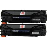 Pack de 2 HP 35A (CB435A) toner compatibles noir (Ink Hero)