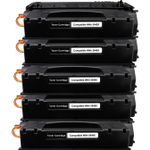 Pack de 5 HP 49X (Q5949X) toner compatibles haute capacité noir (Ink Hero)