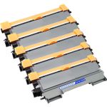 Pack de 5 Brother TN2220 (TN2210) toner compatibles haute capacité noir (Ink Hero)