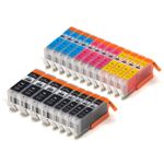 Pack de 20 Canon PGI-550XL & CLI-551XL cartouches d'encre compatibles haute capacité (Ink Hero)