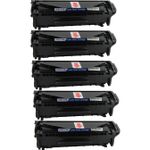 Pack de 5 HP 12A (Q2612A) toner compatibles noir (Ink Hero)