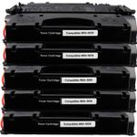 Pack de 5 HP 05X (CE505X) toner compatibles haute capacité noir (Ink Hero)