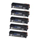 Pack de 5 Canon 715 toner compatibles noir (Ink Hero)