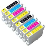 Pack de 8 Epson T0556 cartouches d'encre compatibles (Ink Hero)