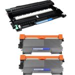 Pack de 3 Brother TN2010 & DR2200 toner & tambour compatibles (Ink Hero)