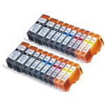 Pack de 20 Canon PGI-525 & CLI-526 cartouches d'encre compatibles (Ink Hero)