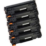 Pack de 5 Canon 712 toner compatibles noir (Ink Hero)