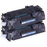 Pack de 2 HP 05A (CE505A) toner compatibles noir (Ink Hero)