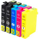 Pack de 5 Epson 27XL cartouches d'encre compatibles haute capacité (Ink Hero)