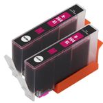 Pack de 2 HP 364XL (CB324EE) cartouches d'encre compatibles haute capacité magenta (Ink Hero)