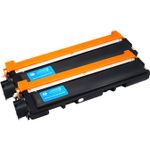 Pack de 2 Brother TN230C toner compatibles cyan (Ink Hero)