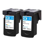 Pack de 2 Canon PG-512 & CLI-513 cartouches d'encre compatibles (Ink Hero)