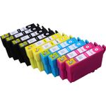 Pack de 10 Epson T1285 cartouches d'encre compatibles (Ink Hero)