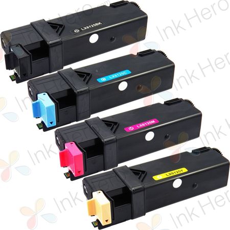 Pack de 4 Xerox Phaser 6125 toner compatibles (Ink Hero)