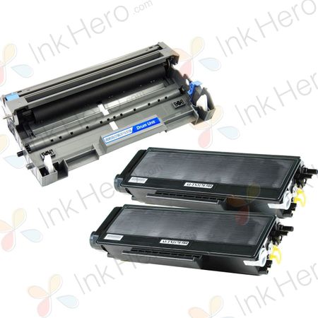 Pack de 3 Brother TN3170 & DR3100 toner & tambour compatibles haute capacité (Ink Hero)