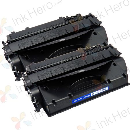 Pack de 2 Canon 719 toner compatibles noir (Ink Hero)