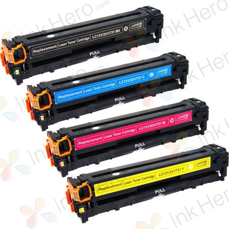 Pack de 4 Canon 731 toner compatibles (Ink Hero)