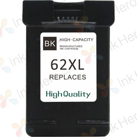 HP 62XL (C2P05AE) cartouche d'encre compatible haute capacité noir (Ink Hero)