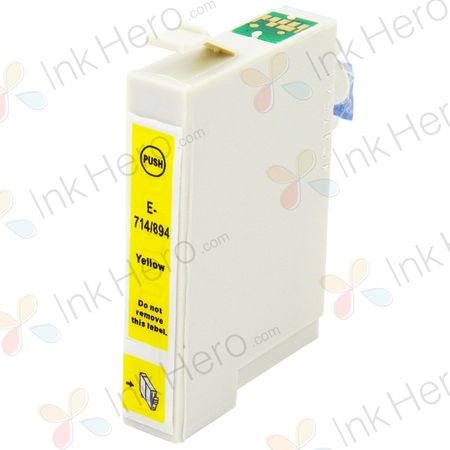 Epson T0714 cartouche d'encre compatible jaune (Ink Hero)