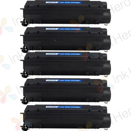 Pack de 5 HP 55X (CE255X) toner compatibles haute capacité noir (Ink Hero)