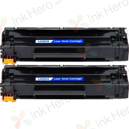 Pack de 2 HP 85A (CE285A) toner compatibles noir (Ink Hero)