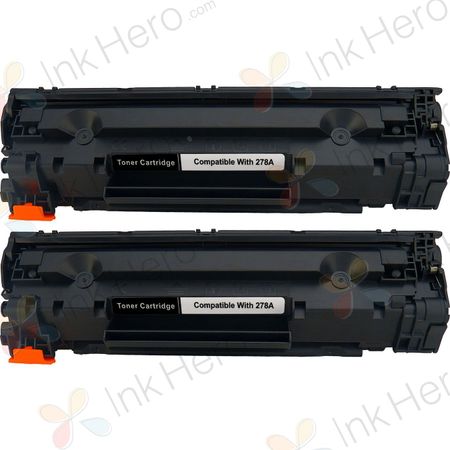 Pack de 2 HP 78A (CE278A) toner compatibles noir (Ink Hero)