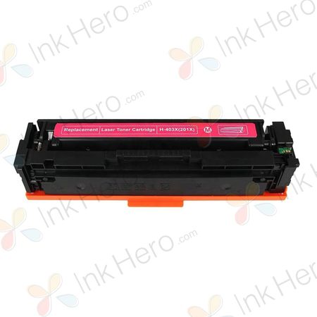 HP 201X / CF403X (201A / CF403A) toner compatible haute capacité magenta (Ink Hero)