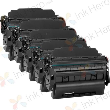 Pack de 5 HP 87X (CF287X) toner compatibles haute capacité noir (Ink Hero)