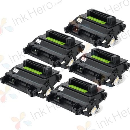 Pack de 5 HP 81A (CF281A) toner compatibles noir (Ink Hero)