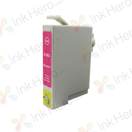 Epson T0803 cartouche d'encre compatible magenta (Ink Hero)