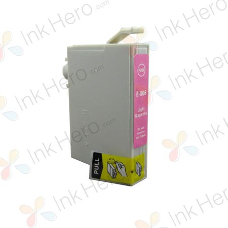 Epson T0806 cartouche d'encre compatible magenta clair (Ink Hero)