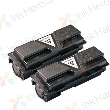 Pack de 2 Kyocera TK-1140 toner compatibles noir (Ink Hero)