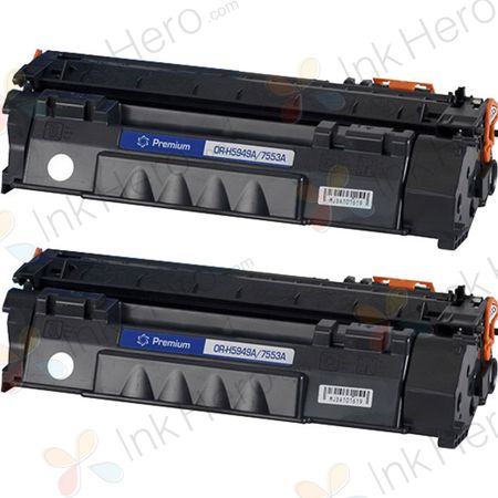 Pack de 2 Canon 715 toner compatibles noir (Ink Hero)