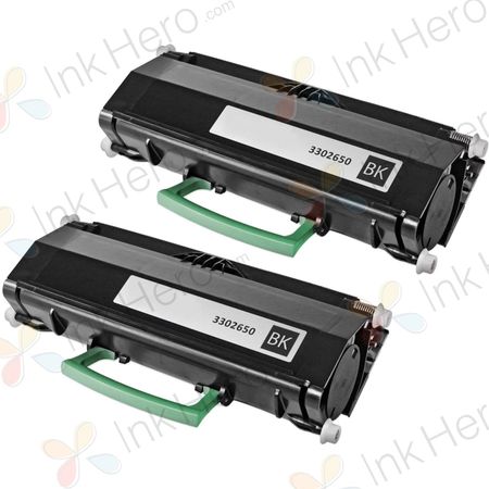 Pack de 2 Dell 593-10335 (PK941) toner compatibles haute capacité noir (Ink Hero)