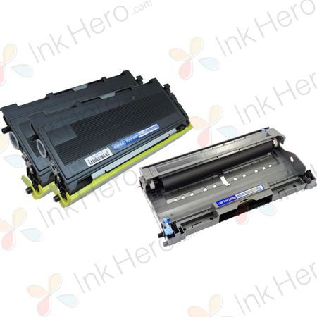 Pack de 3 Brother TN2005 & DR2005 toner & tambour compatibles (Ink Hero)