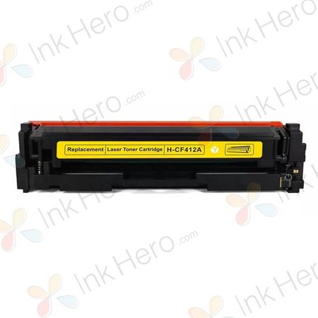 HP 410A (CF412A) toner compatible jaune (Ink Hero)