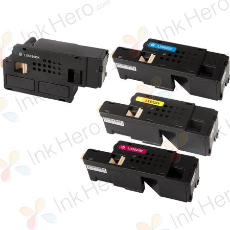 Pack de 4 Xerox Phaser 6020 toner compatibles (Ink Hero)