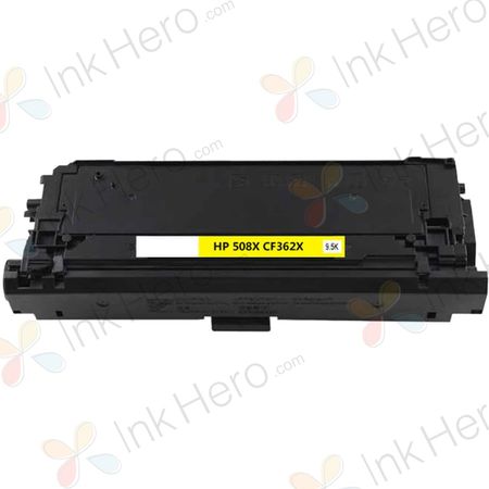 HP 508X (CF362X) toner compatible haute capacité jaune (Ink Hero)