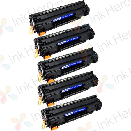 Pack de 5 HP 83A (CF283A) toner compatibles noir (Ink Hero)