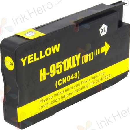 HP 951XL (CN048AE) cartouche d'encre compatible haute capacité jaune (Ink Hero)