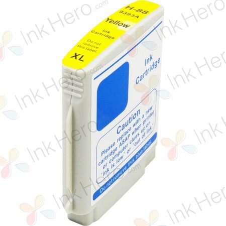 HP 88XL (C9393AE) cartouche d'encre compatible haute capacité jaune (Ink Hero)