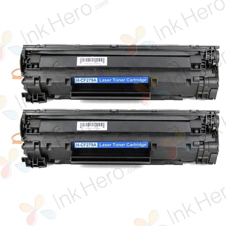 Pack de 2 HP 79A (CF279A) toner compatibles noir (Ink Hero)