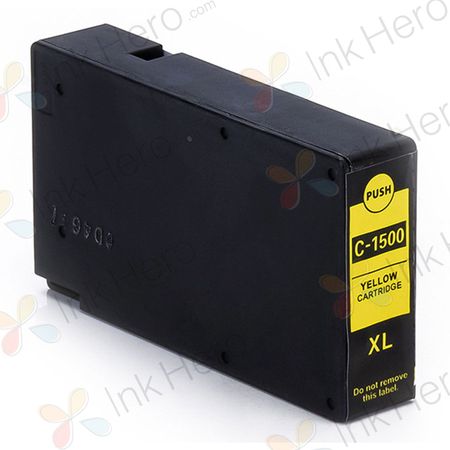 Canon PGI-1500XLY cartouche d'encre compatible haute capacité jaune (Ink Hero)