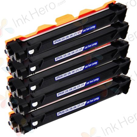 Pack de 5 Brother TN1050 toner compatible noir (Ink Hero)