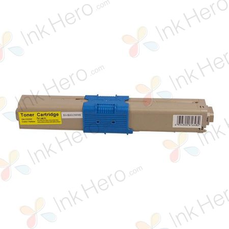 Oki 44469704 toner compatible jaune (Ink Hero)