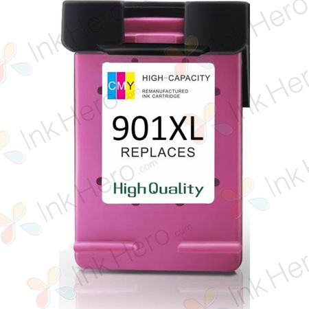 HP 901XL (CC656AE) cartouche d'encre compatible tri-couleur (Ink Hero)